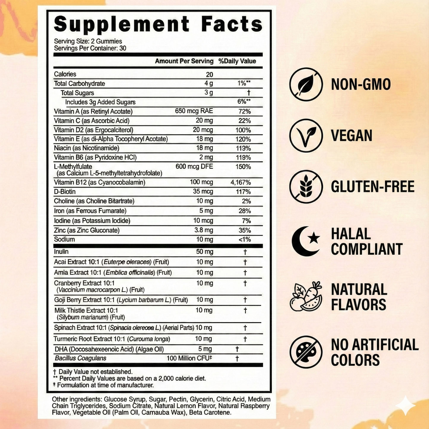 Everher Multivitamin Gummies - 2 Months Supply