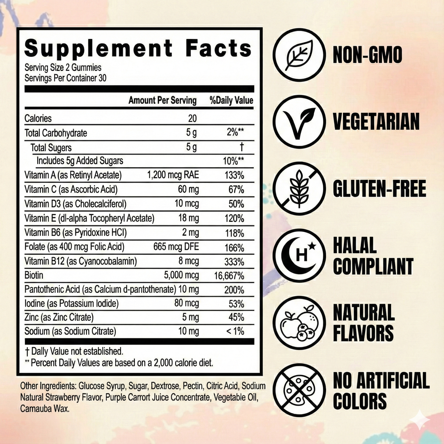 Everher Hair Vitamins Gummies - 1 Month